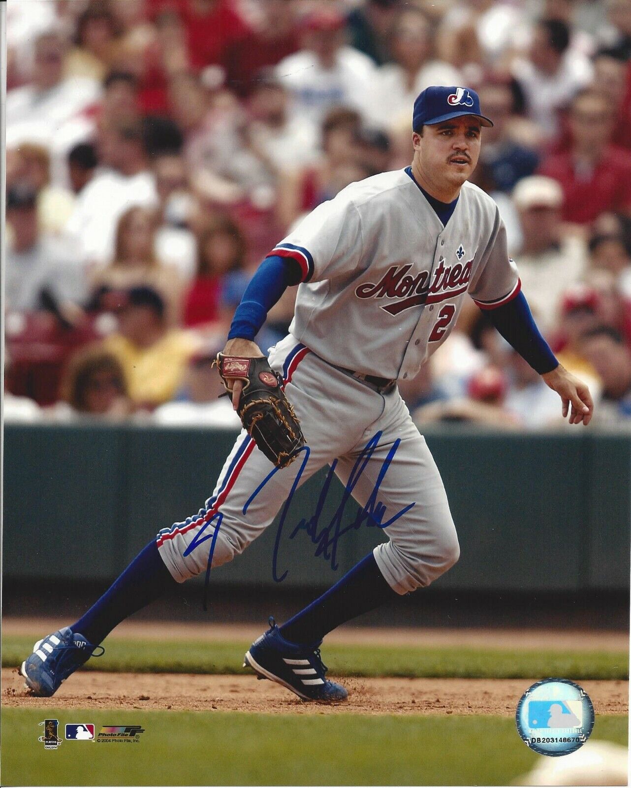 Nick Johnson Autographed 8x10 Montreal Expos#S1142