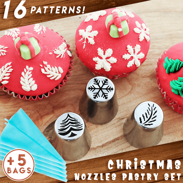[50% OFF] Christmas Nozzles Pastry Set