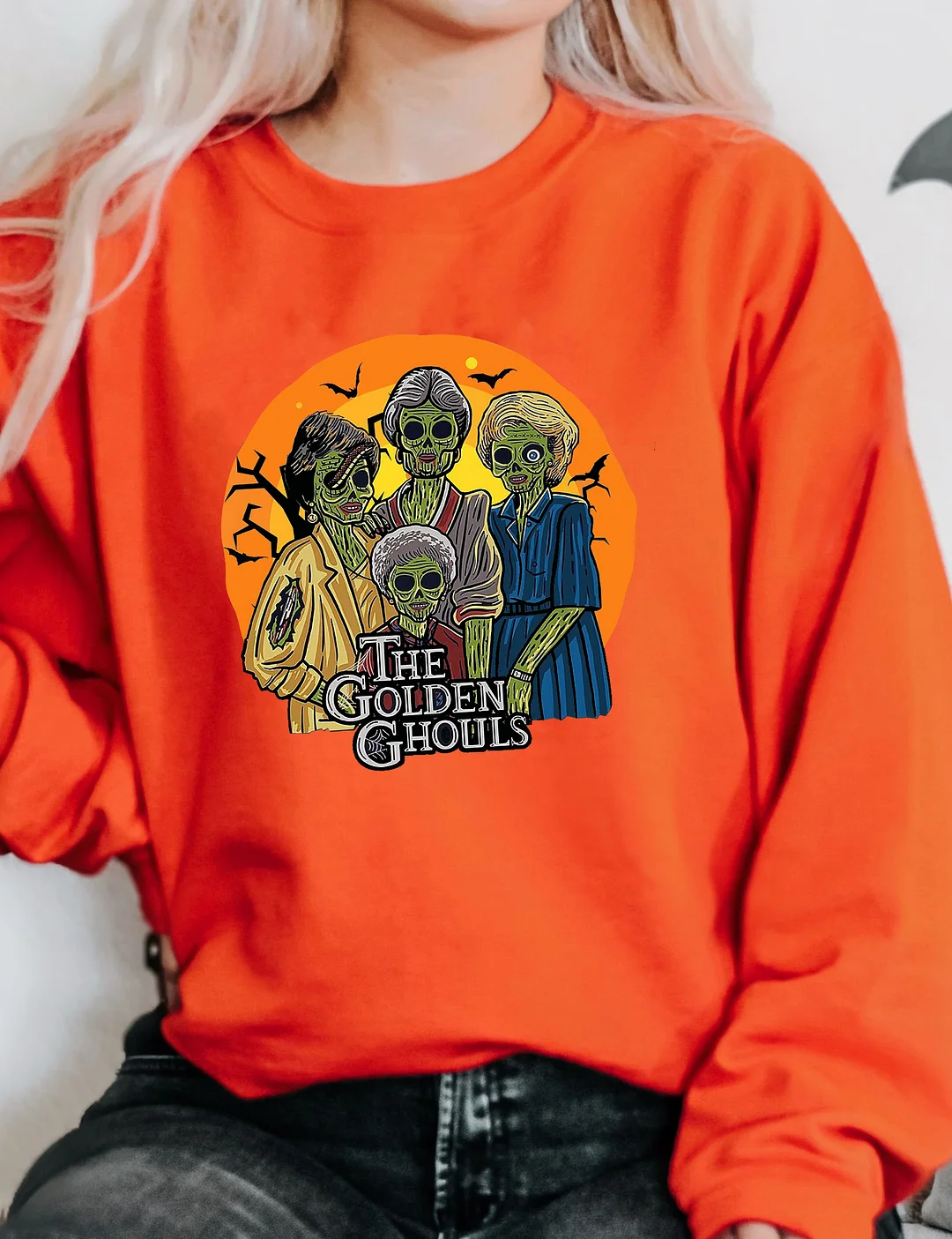 The Golden Ghouls Halloween Sweatshirt