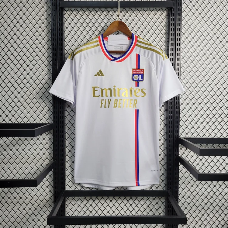 Olympique Lyon Home Shirt Kit 2023-2024 - White
