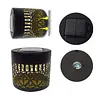 Solar Mandalas Lights Outdoor Waterproof Outdoor Solar Lights for House Back Porch Decor Warm White for Garden Post Patio Backyard Yard Decor