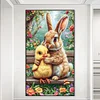 (40*70cm)Rabbit - Full Round Drill Diamond Painting