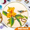 Loquat and Bird Cloisonne DIY Kit – Craft a Natural and Colorful Art Piece