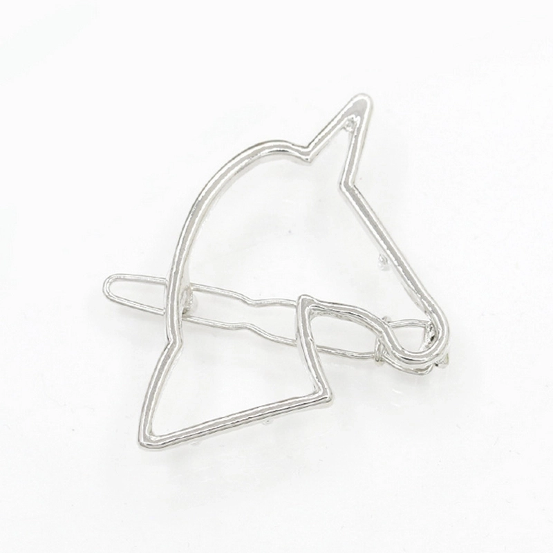 Minimalist Moon Alloy Plating Hair Clip 1 Piece