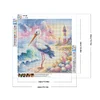 Diamond Painting -DIY Round Drill Egret(40x40cm)