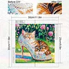 Diamond Painting-DIY Crystal Rhinestone Cat in High Heels