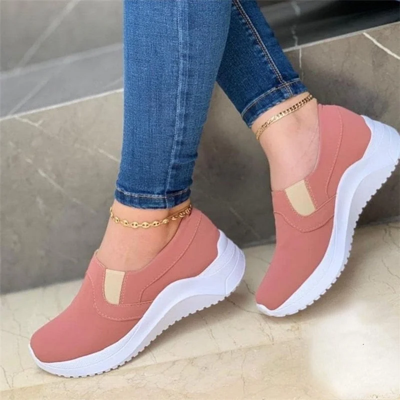 Women's Shoes for Autumn Casual Sport Shoes Women Fashion Sneakers Flats Women Platform Plus Size Loafers Zapatillas Muje New