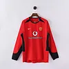 2002-2003 Retro Long Sleeve Manchester United Home Football Shirt 1:1 Thai Quality