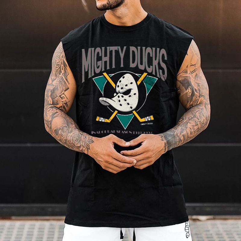 Vintage Anaheim Ducks Culture Sleeveless T-Shirt Lixishop 