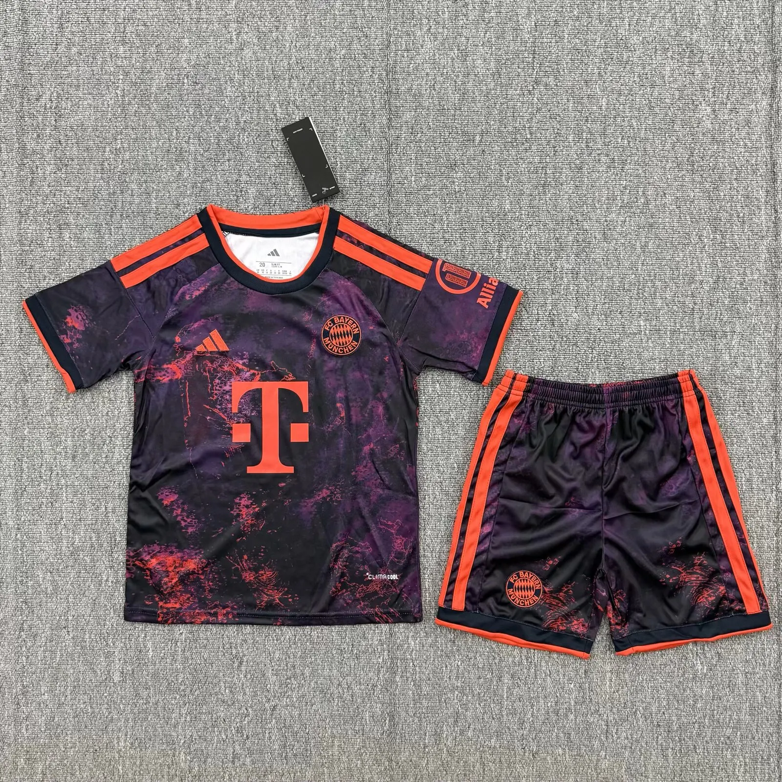 26/27 Bayern Munich Third Away Kids Kit Football Jersey Thai Quality