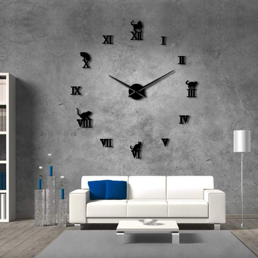 3D Large Wall Clock DIY