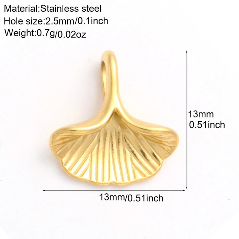 1 Piece 304 Stainless Steel Sunflower Compass Shark Pendant Jewelry Accessories