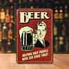 Beer Man - Metal Tin Signs(8*12Inch/12*16Inch) - Bar