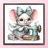 Sewing Mouse-11CT Stamped Cross Stitch 40*40cm/15.75*15.75in tapestrymarket