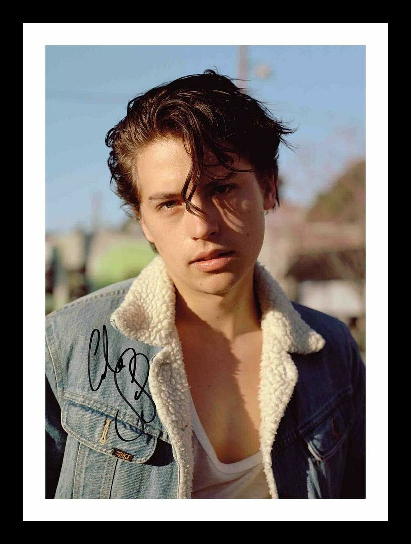 Cole Sprouse Autograph Signed & Framed Photo Poster painting