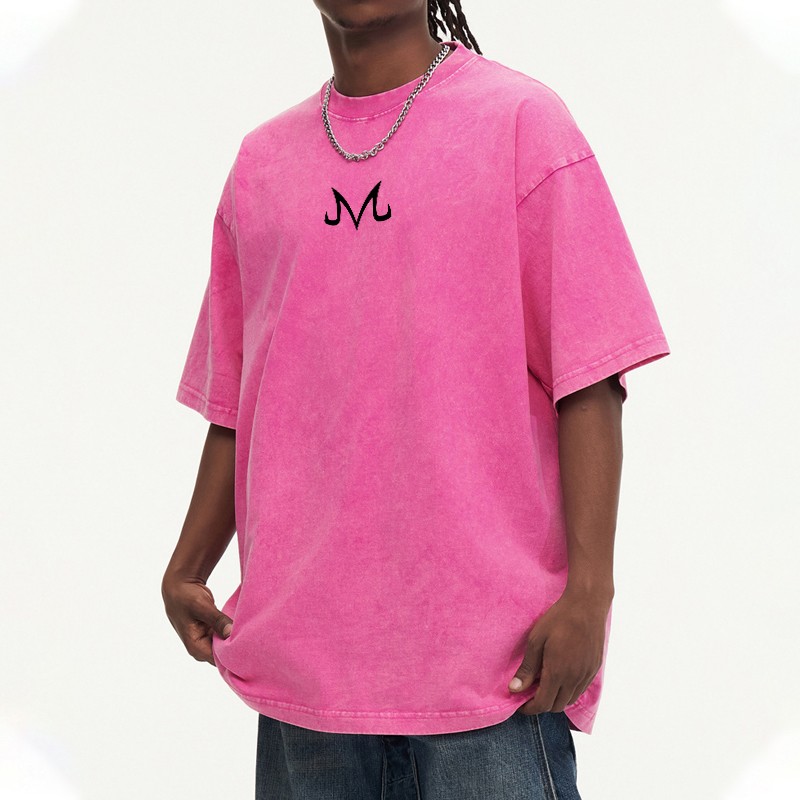 Retro Washed Anime Print T-Shirt
