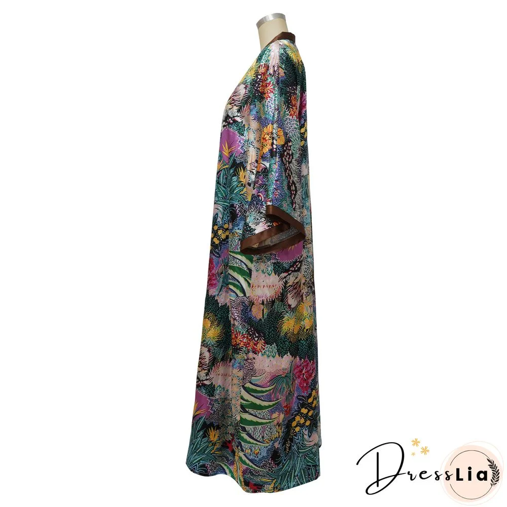 Loose Casual Cover Up Shirts Long Sleeve Cardigan