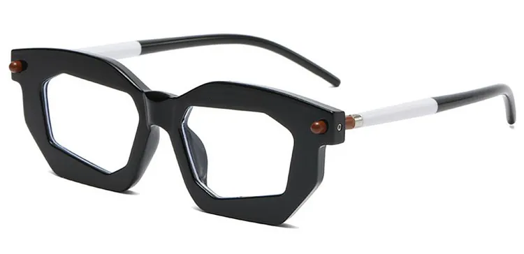 90s Inspired Sunglasses Retro Cat Eye Sunglasses - Polygon  display picture 3