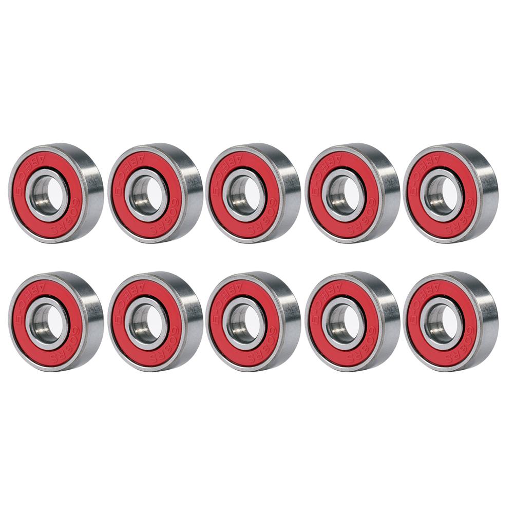 

10pcs 8x22x7mm 608rszz Bearing Groove Pulley Wheel for Skating Shoes (Red), 501 Original