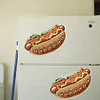 DIY Special Shape Diamond Art Fridge Magnets Sticker Kit (Hot Dog Hamburger)