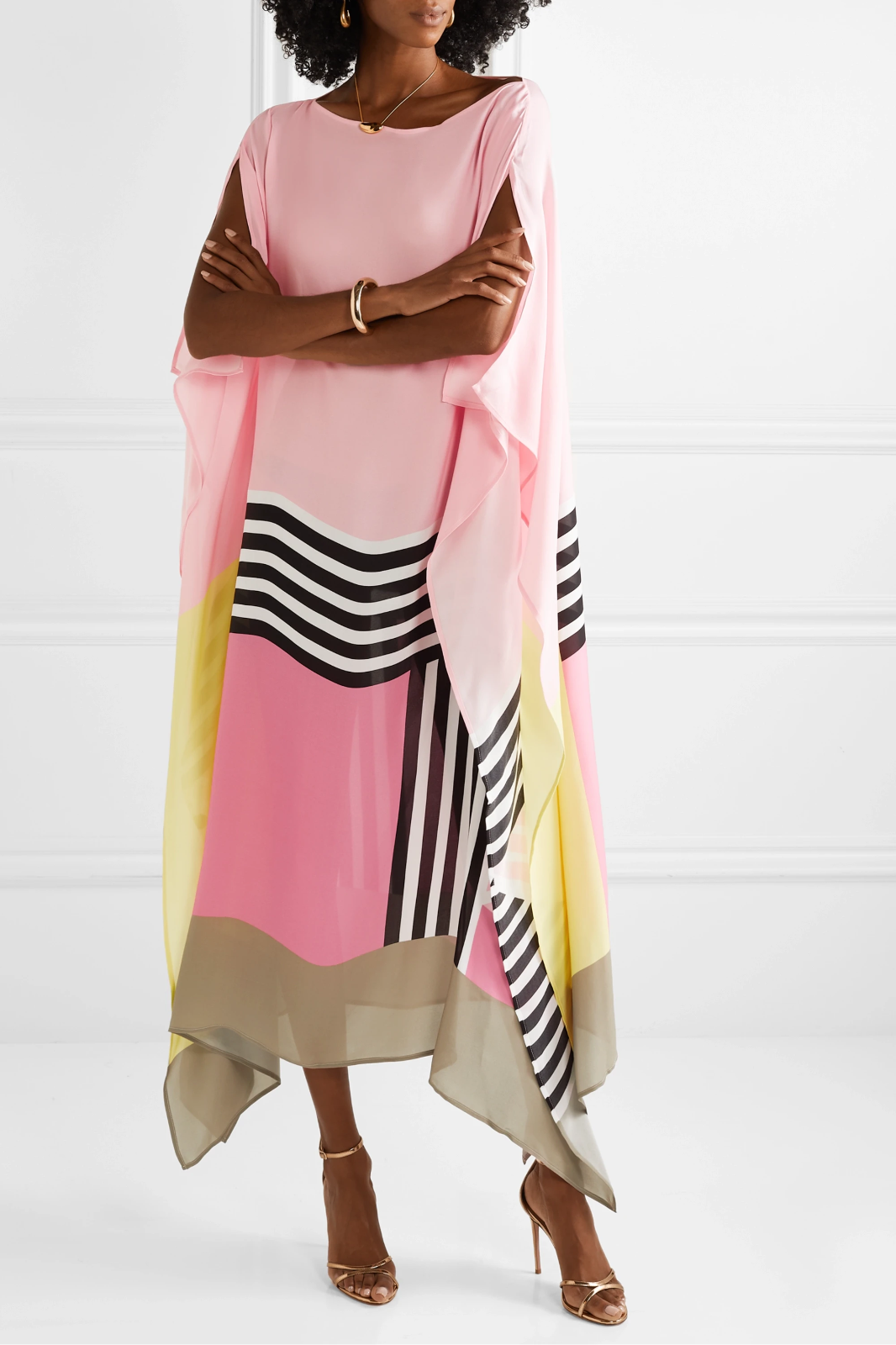 Leanne | Elegant Geometric Print Caftan - Stylish Comfort for Every Occasion - Image 1