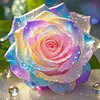 Diamond Painting -5D Full Round Drill Colorful Rose