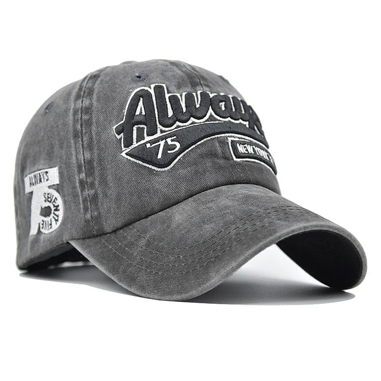 Washed Cotton Baseball Caps Spring Summer Sun Hats Women Men Snapback Dad Hat Embroidery Letter Soft Top Hats Unisex