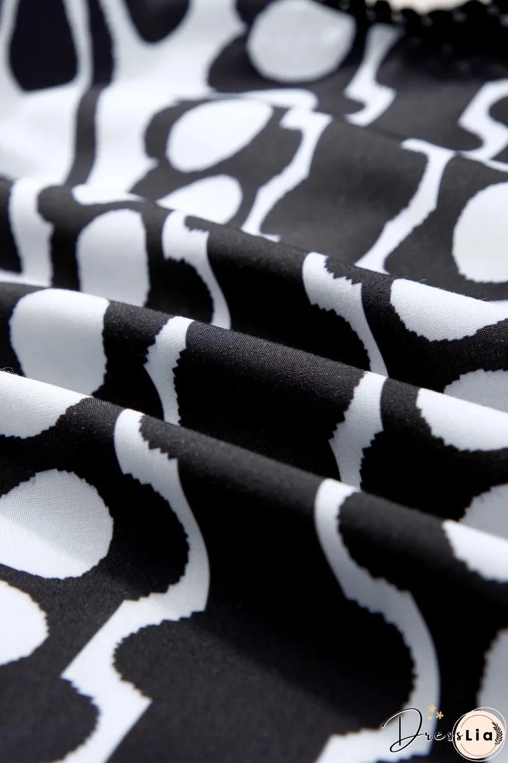 Printed Round Neck Half Sleeve Blouse