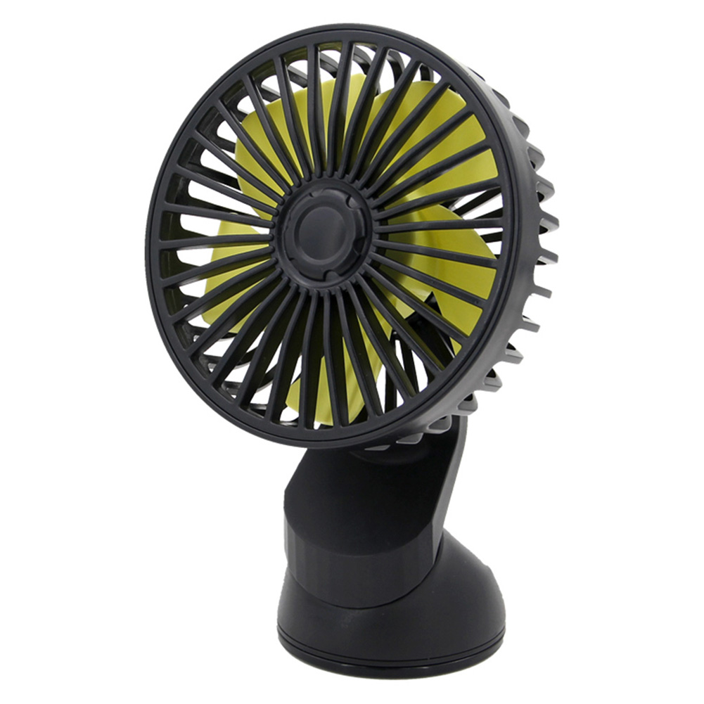 

F402 Car Truck Fan with Suction Cup USB Powered 3-Speed Dashboard Desk Fan, 501 Original