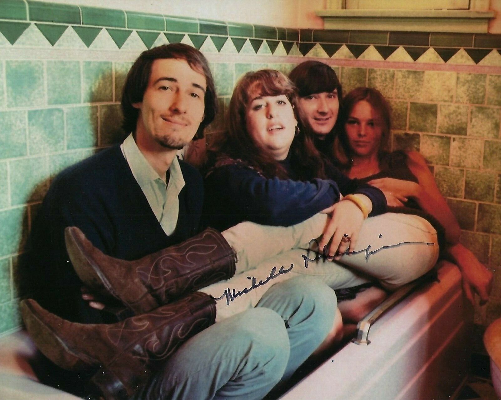 GFA The Mamas and the Papas * MICHELLE PHILLIPS * Signed 8x10 Photo Poster painting MP2 COA