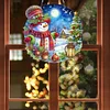 Bonhomme de neige de No&euml;l double face - 5d bricolage artisanat pendentif
