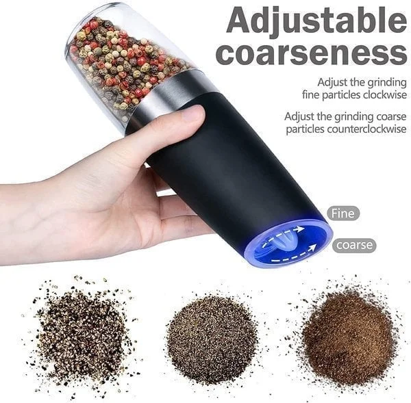 🔥Automatic Electric Gravity Induction Salt & Pepper Grinder 