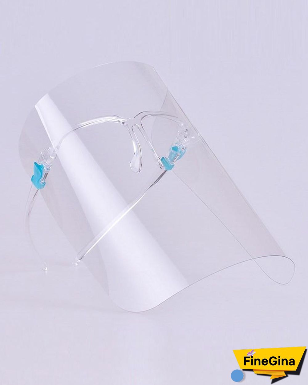 Plastic Transparent Protective Face Mask With Eyes Shield