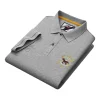 New Pure Cotton Casual Fashion Business Lapel Polo Shirt