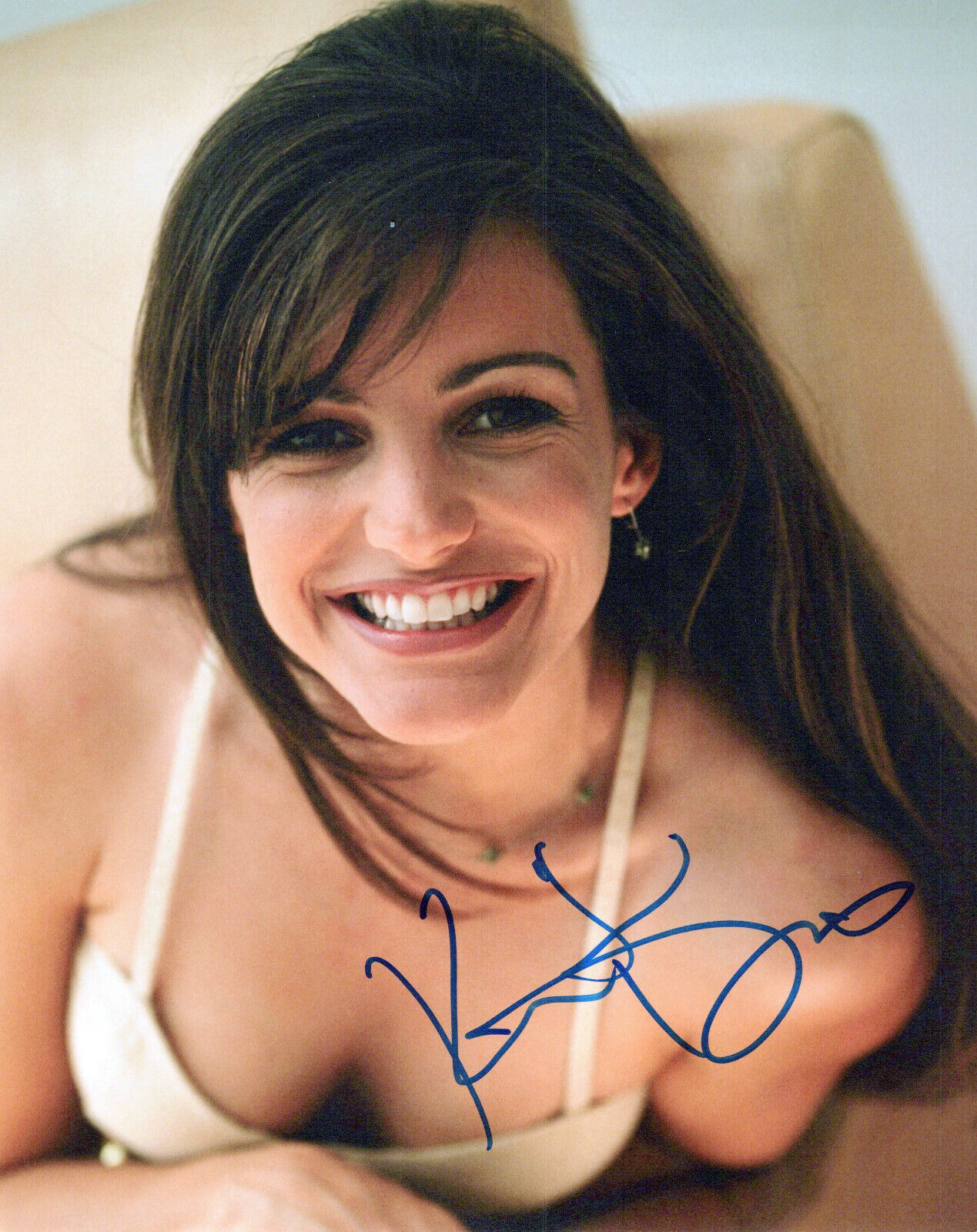 Kristin Davis glamour shot autographed Photo Poster painting signed 8x10 #6