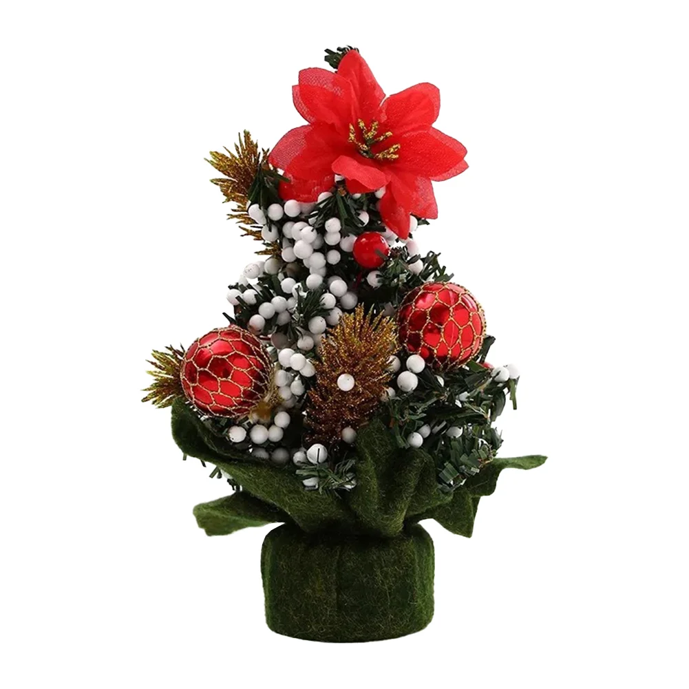 20cm Artificial Xmas Tree Great Gifts Tabletop Mini Tree Festival Party Supplies