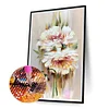 >SALE<5D DIY Full Round Drill Diamond Painting Peony Kit Home Decoration Craft(Y872)
