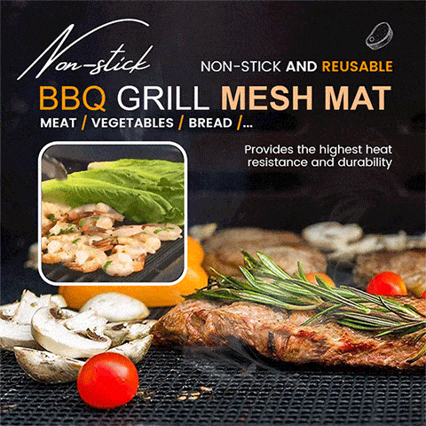 Non-stick BBQ Grill Mesh Mat（40% OFF）