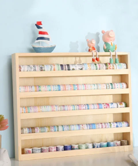 Multi Tiers Washi Tape Storage Shelf-Himinee.com