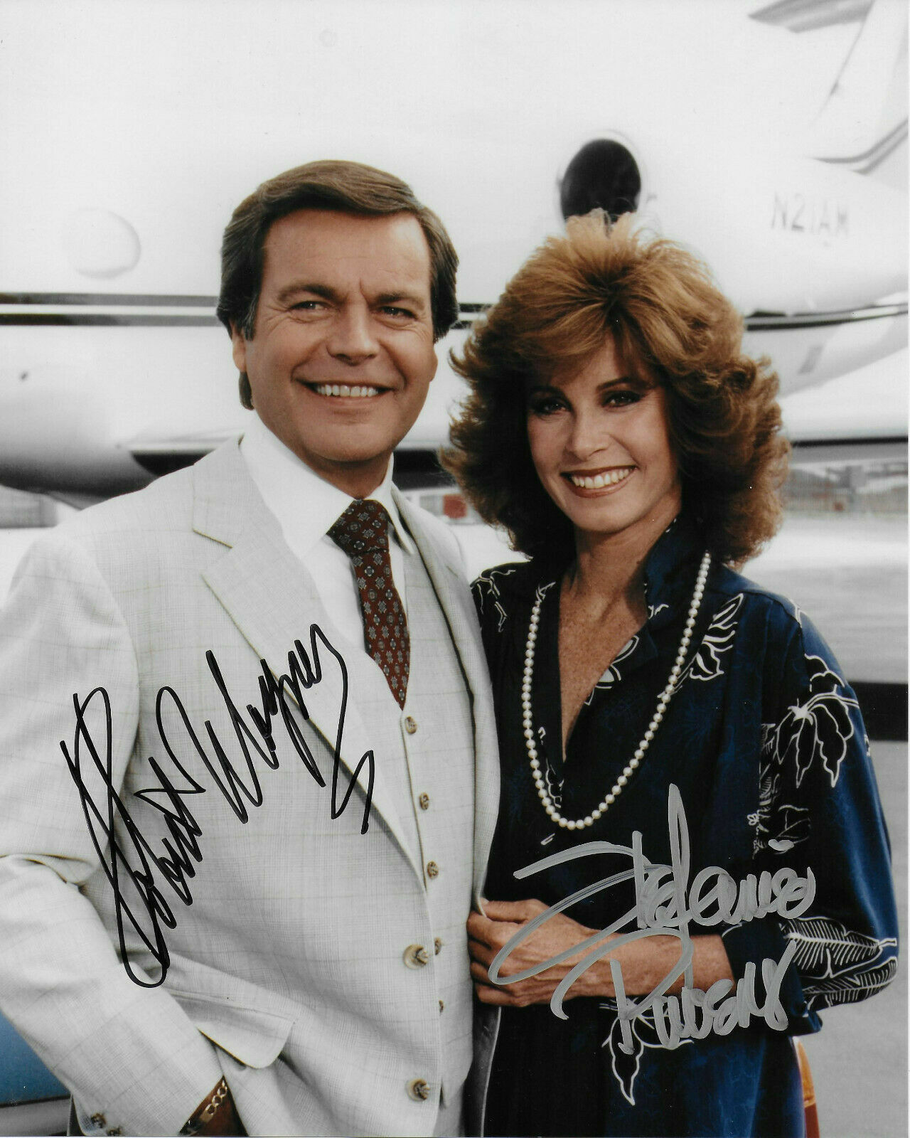 HART TO HART - ROBERT WAGNER & STEPHANIE POWERS AUTOGRAPH SIGNED PP Photo Poster painting POSTER