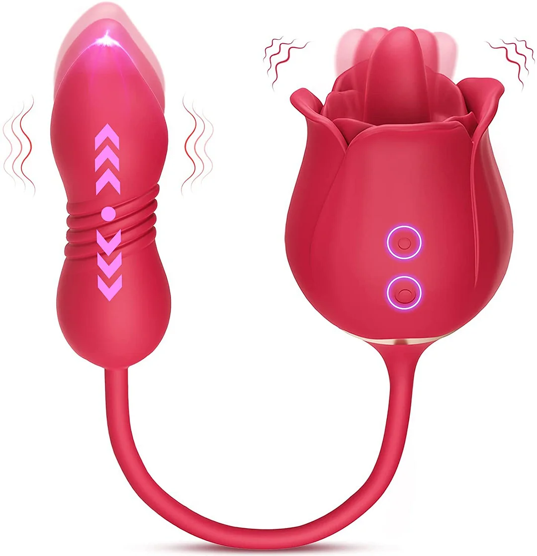 Vavdon -Women with telescopic vibration roster tongue licking  masturbation massage expansion jumping eggs sex supplies s361-7