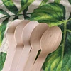 100 Pack | 6" Eco Friendly Birchwood Disposable Picnic Spoons, Cutlery