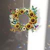 Couronne de fleurs et de papillons en per&ccedil;age et diamants d&rsquo;un seul c&ocirc;t&eacute;
