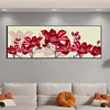(80*30cm)Flower - Full Round Drill Diamond Painting