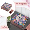 Diamond Painting Wooden Puppy 4 Slots Diamond Painting Storage Box for Adult Beginner