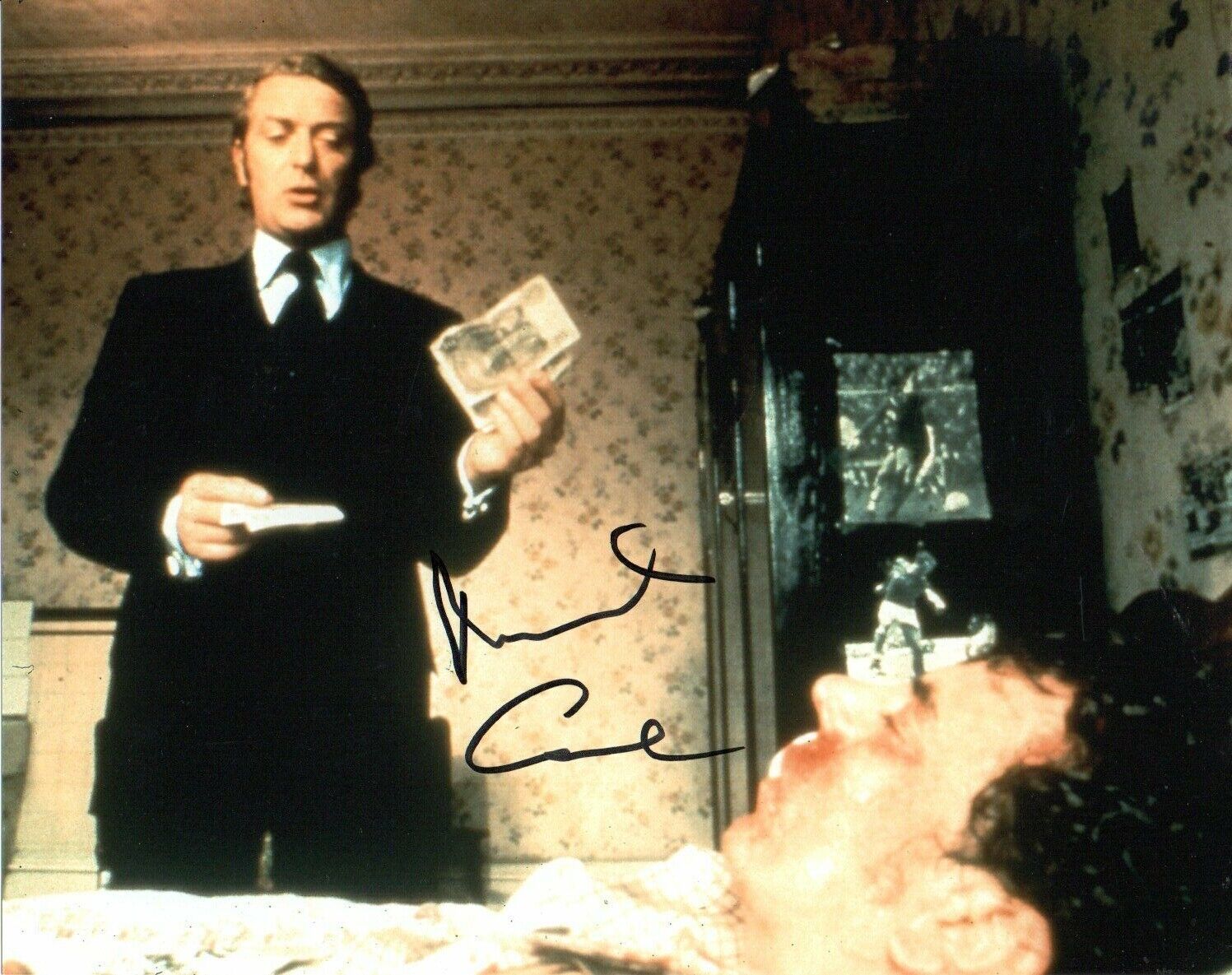 Sir Michael Caine Film Actor Signed Photo Poster painting 10 x 8 Autograph