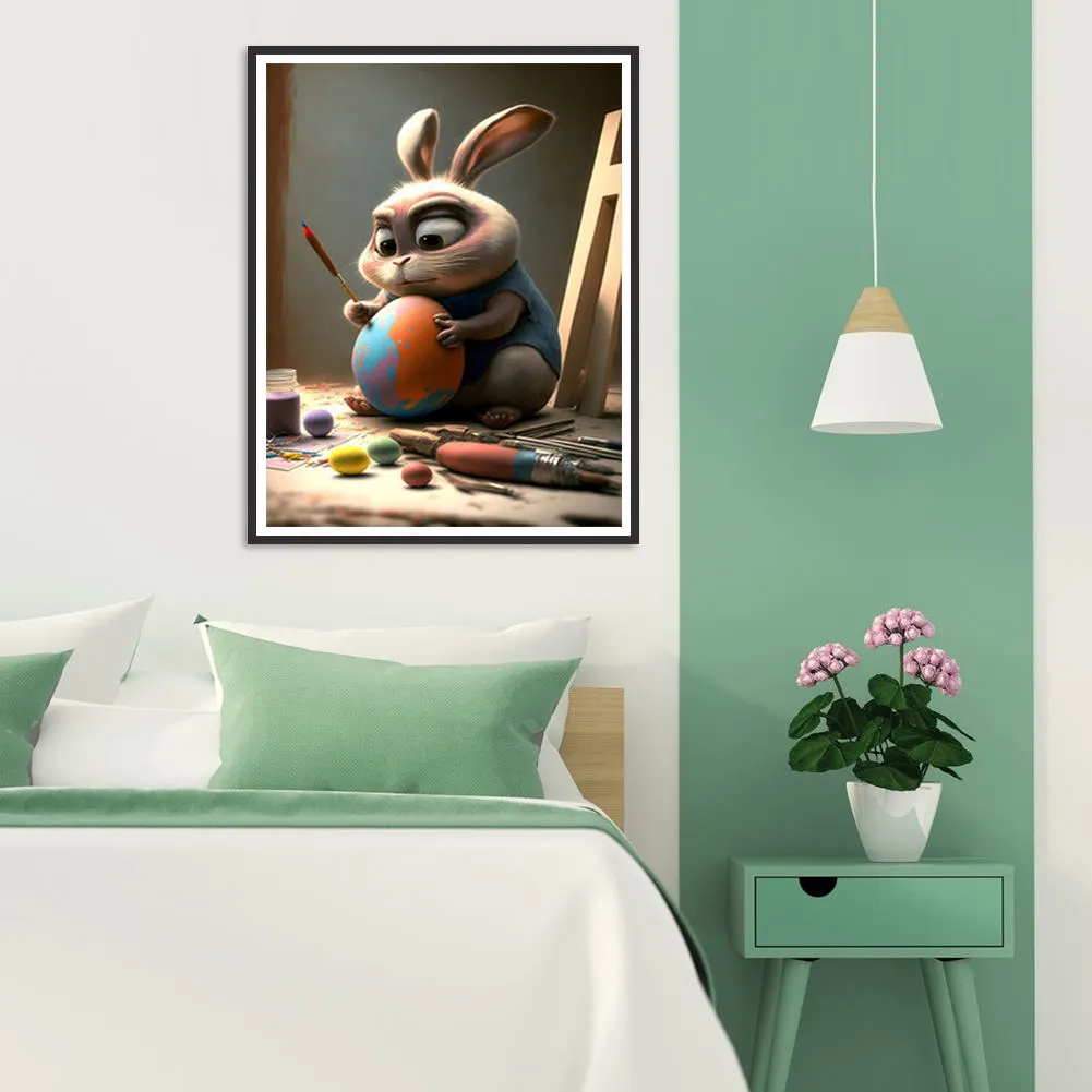 DIY Paint By Number 30*40cm - Easter Bunny