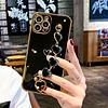 2023 Lovely Plating Heart Bracelet Camera All-inclusive Protective Case For iPhone 12 Pro Max 11 XS Max XR 7 8 Plus