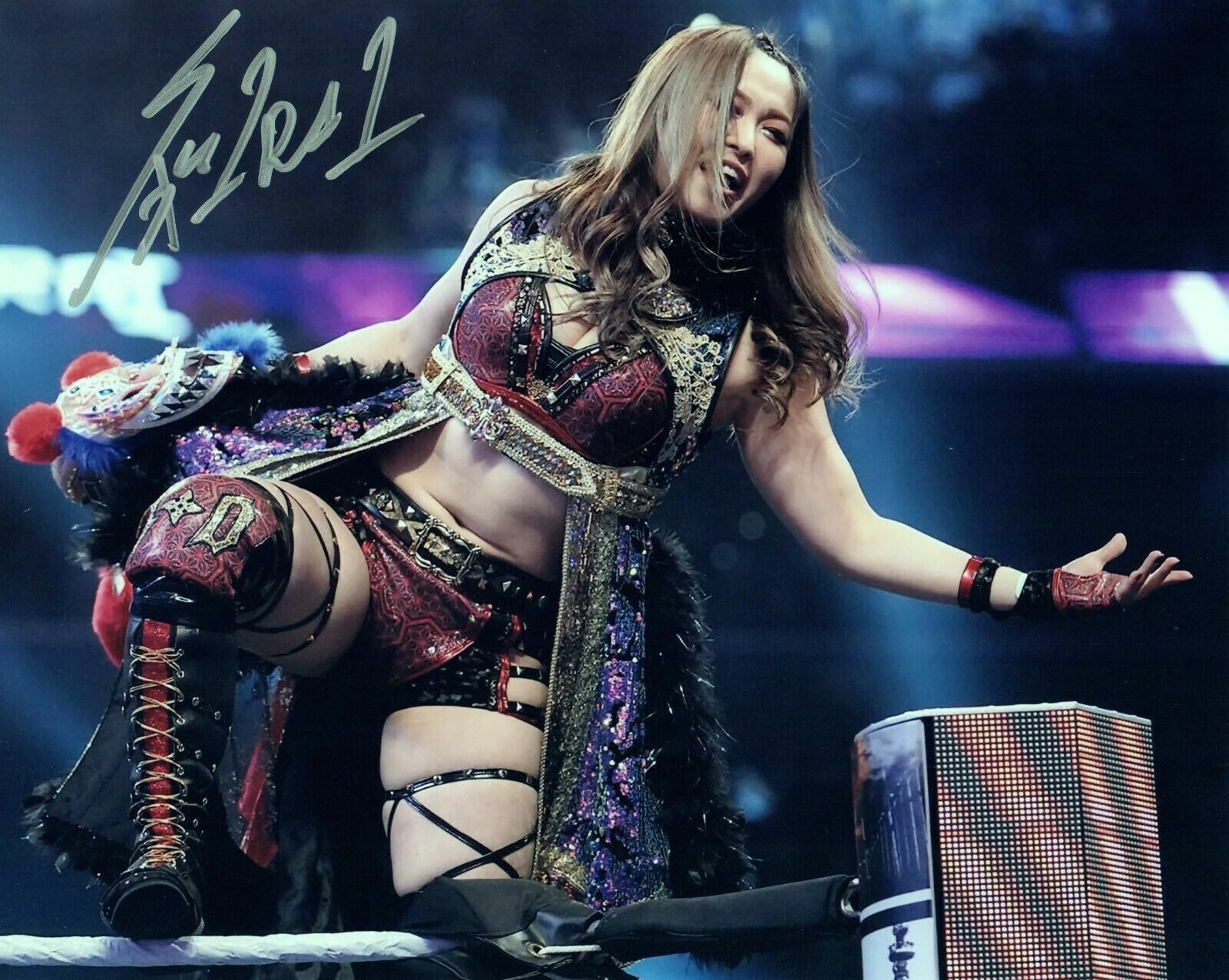 Io Shirai ( WWF WWE ) Autographed Signed 8x10 Photo Poster painting REPRINT ,