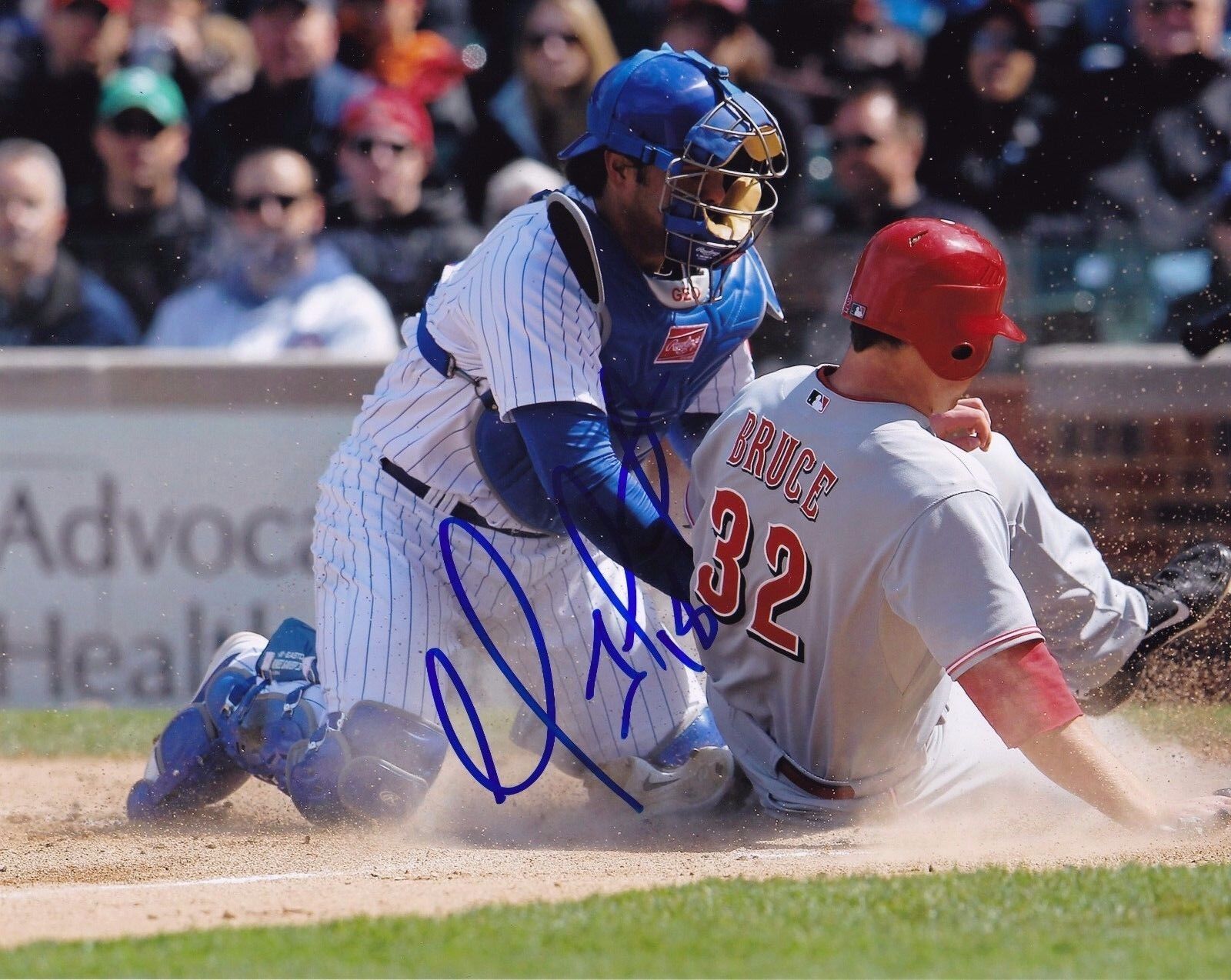 Geovany Soto autographed 8x10 Chicago CubsROY